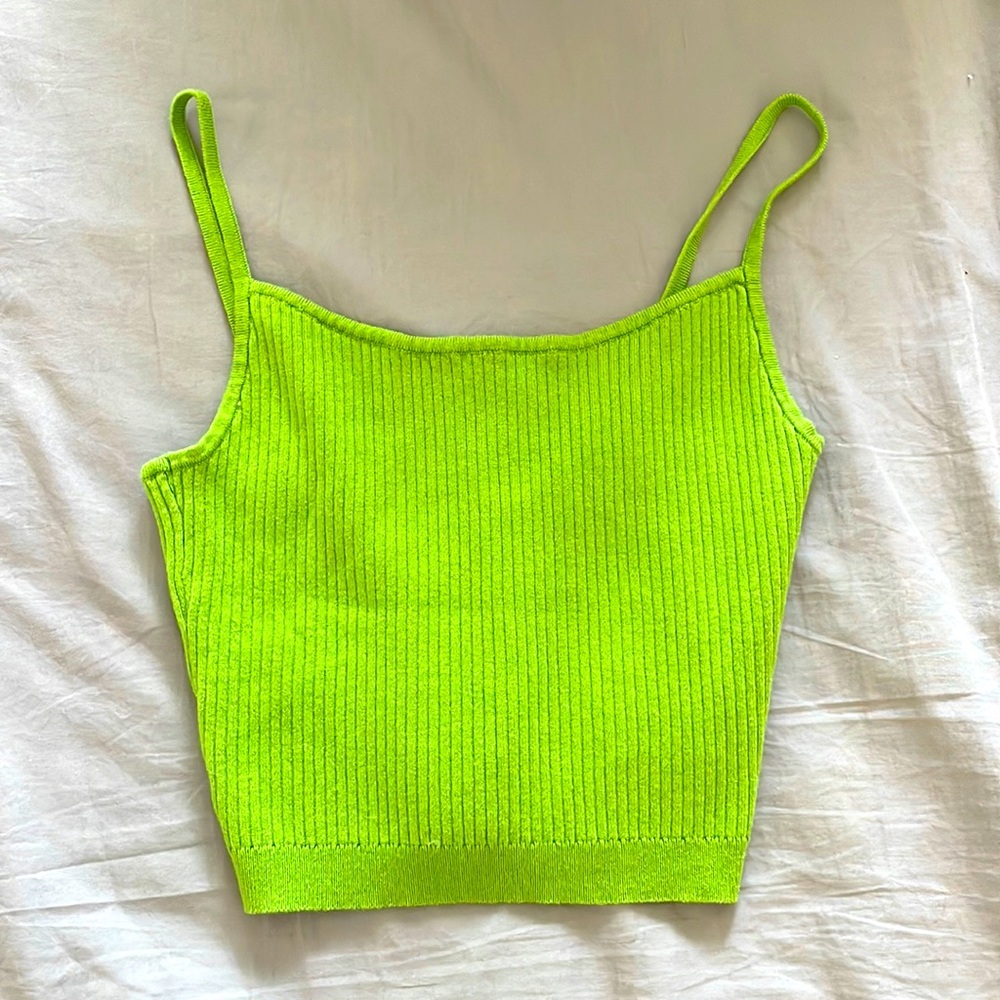 LA hearts Green Tank top